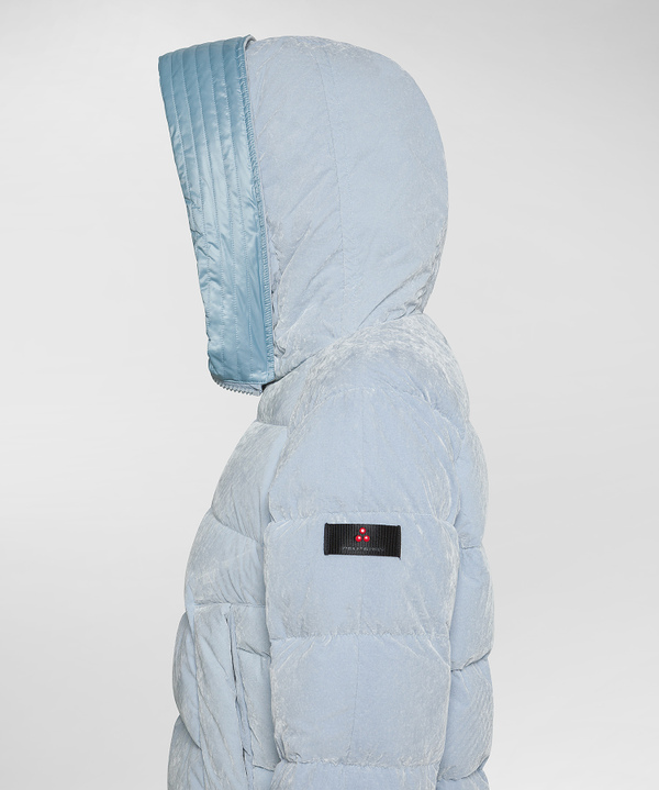 Down Jacket With Large Textured Hood - Peuterey