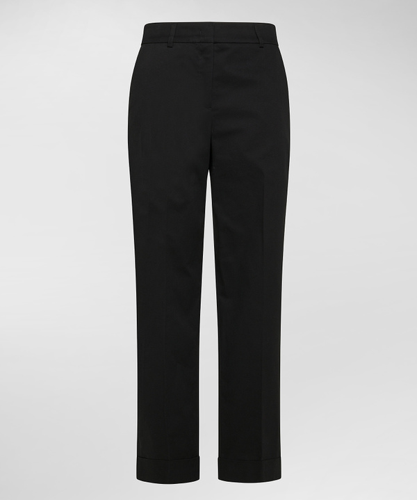 HOSE AUS STRETCH-BAUMWOLLE MIT GERADEM BEIN - Peuterey