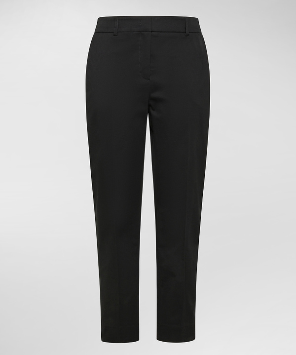 Stretch Cotton Gabardine Trousers - Peuterey