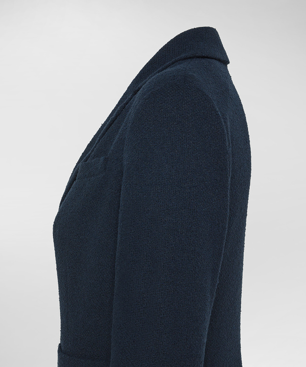 Bouclé-Blazer mit Zierknöpfen - Peuterey