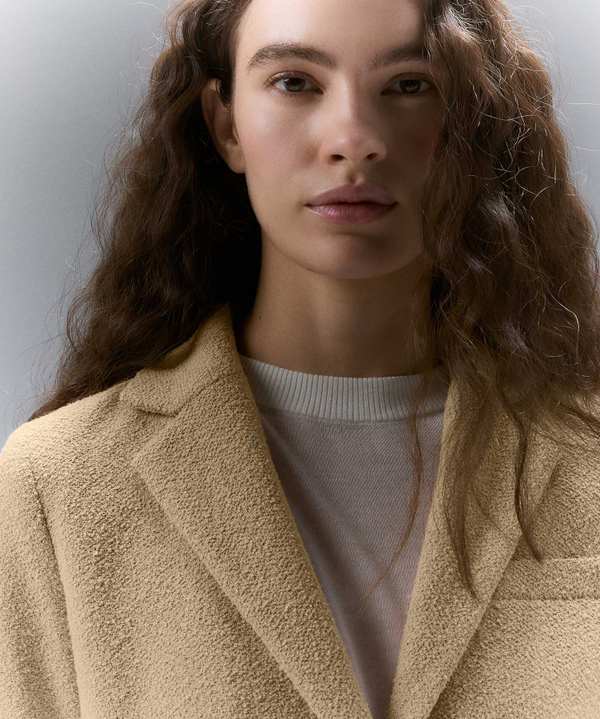 Loop pile blazer with jewel buttons - Peuterey
