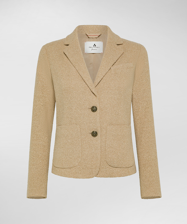 Loop pile blazer with jewel buttons - Peuterey