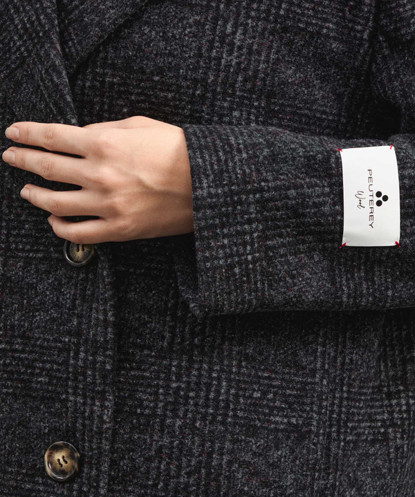 Wool Blend Double-Breasted Coat - Peuterey