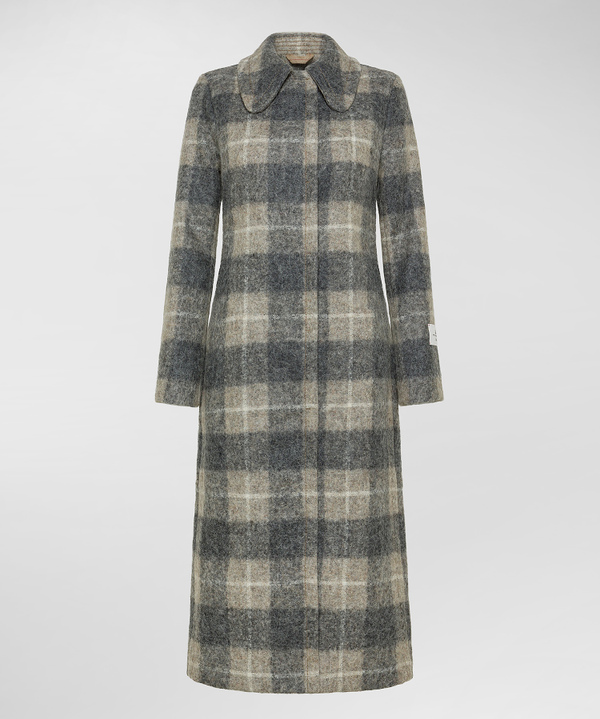 Cappotto Checked, Avvitato E Lungo - Peuterey