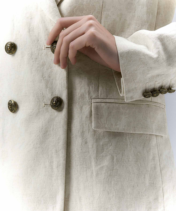 Zweireihiger Blazer mit Zierknöpfen - Peuterey