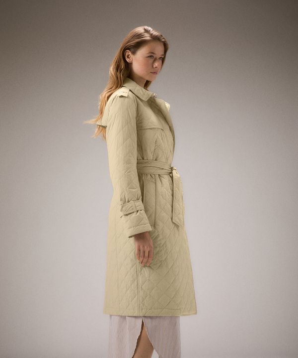 Trench imbottito con trapunta a rombi - Peuterey