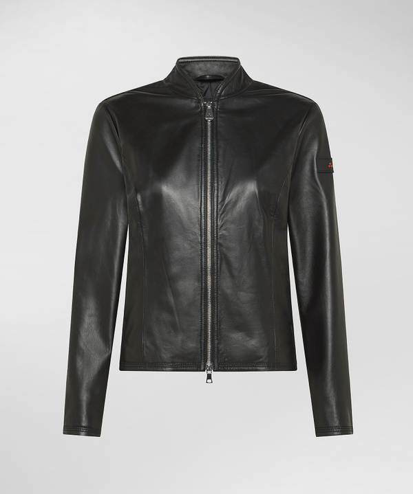 Short dyed Nappa leather biker jacket - Peuterey