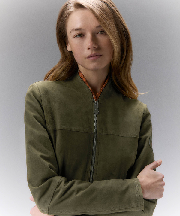 Suede leather biker jacket - Peuterey