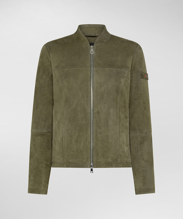 Suede leather biker jacket - Peuterey