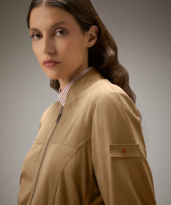 Suede leather biker jacket - Peuterey