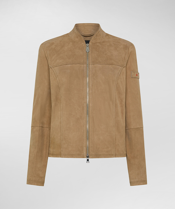 Suede leather biker jacket - Peuterey