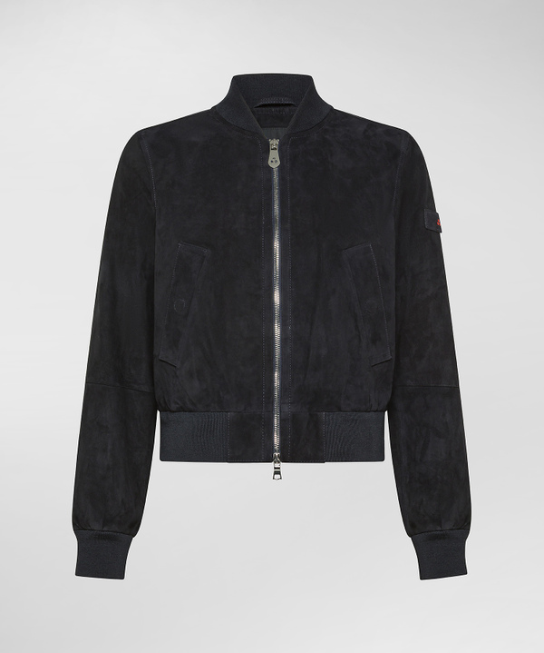 Kurze Bomberjacke aus Wildleder - Peuterey