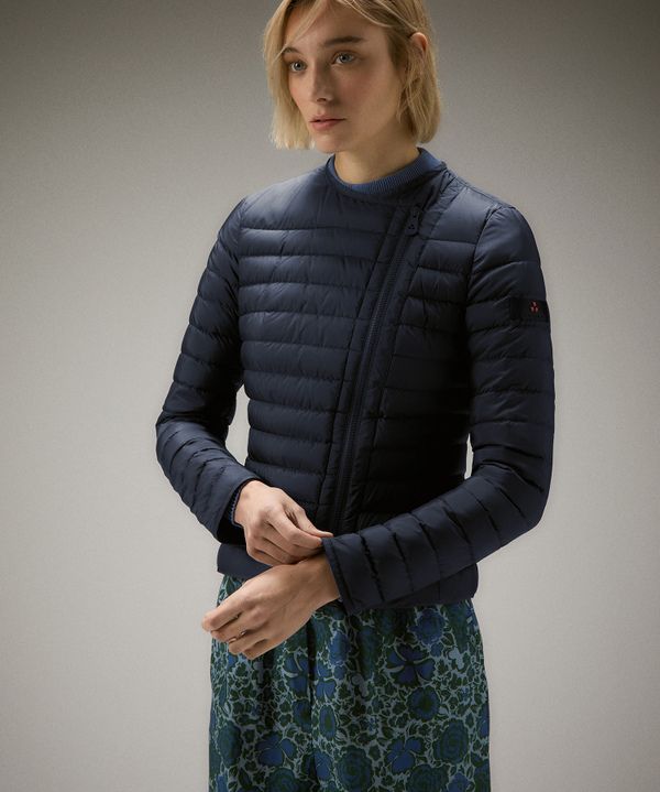 Waisted down jacket with slanted zip - Peuterey
