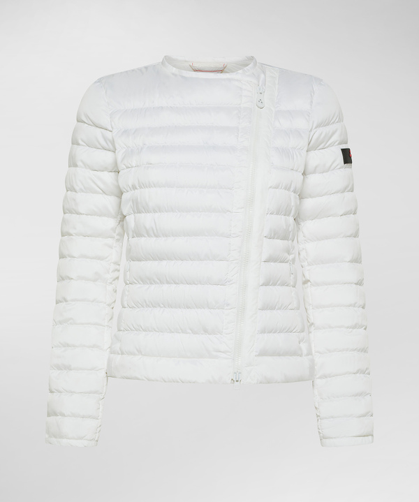 Taillierte Jacke mit schrägem Reißverschluss - Peuterey