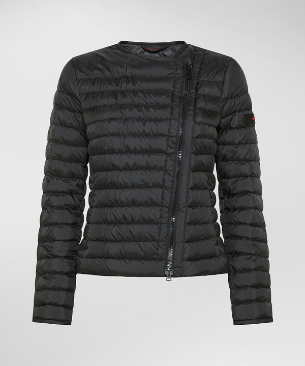 Taillierte Jacke mit schrägem Reißverschluss - Peuterey