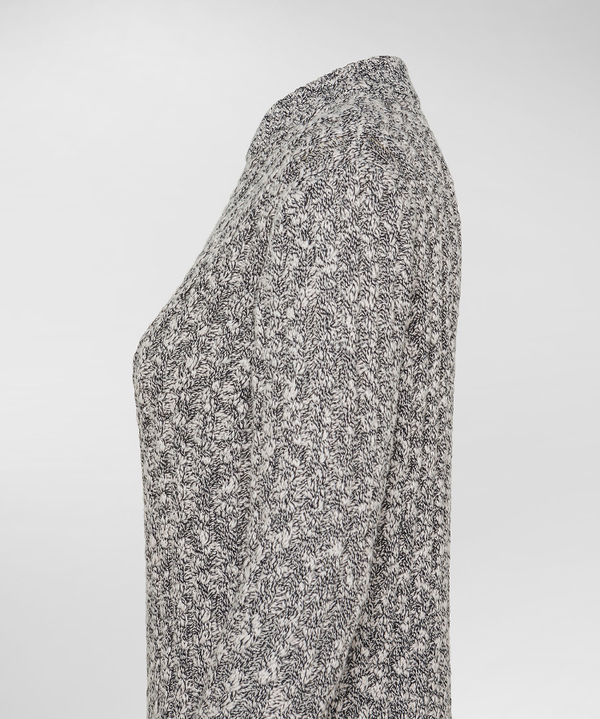 Stranded cotton cable-knit sweater - Peuterey