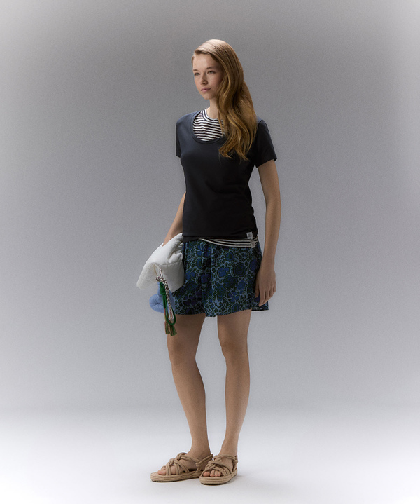 Stretch-T-Shirt mit schmaler Passform - Peuterey