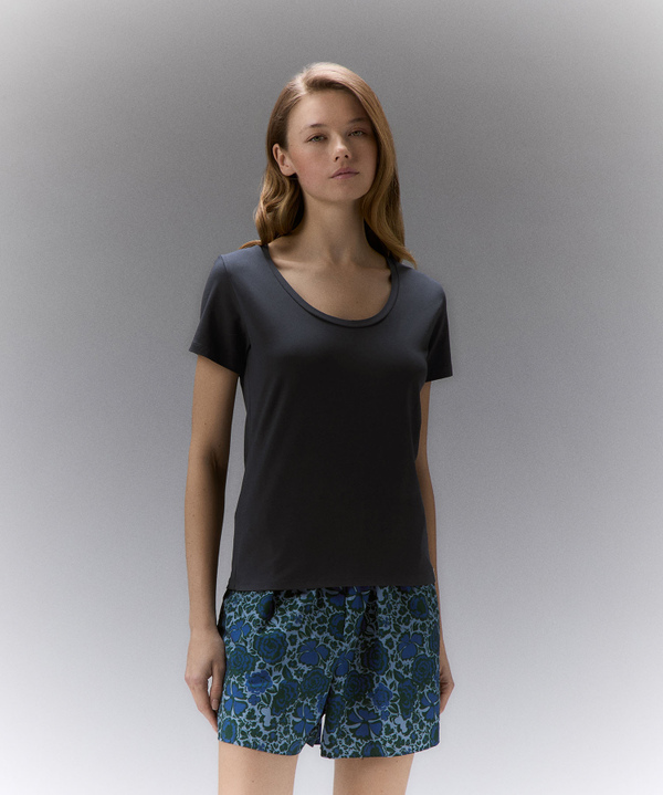 Stretch-T-Shirt mit schmaler Passform - Peuterey