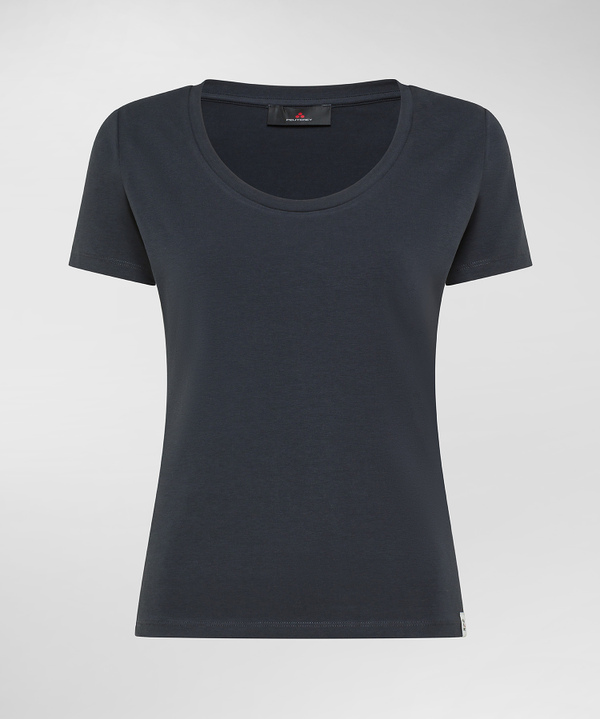 Stretch-T-Shirt mit schmaler Passform - Peuterey