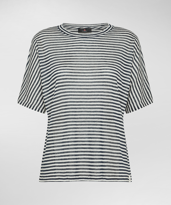Linen blend striped T-shirt - Peuterey