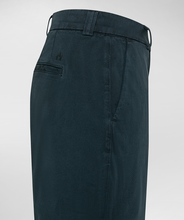 Stretch cotton gabardine trousers - Peuterey