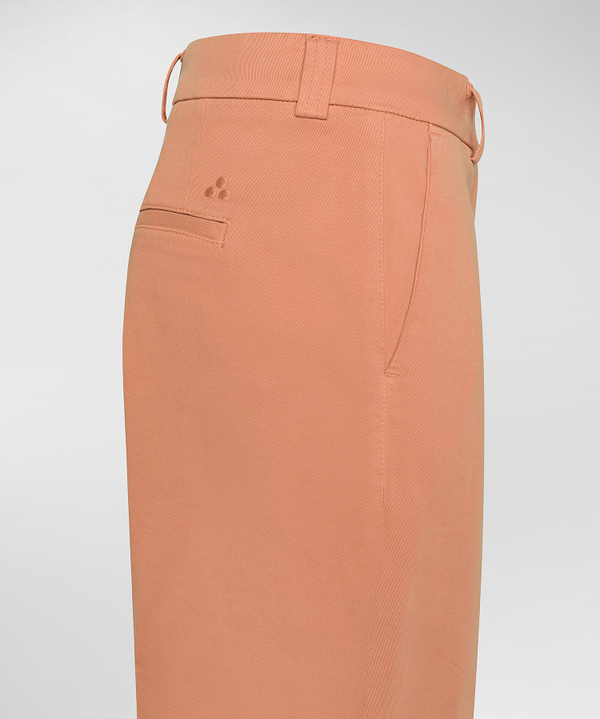 Stretch cotton gabardine trousers - Peuterey