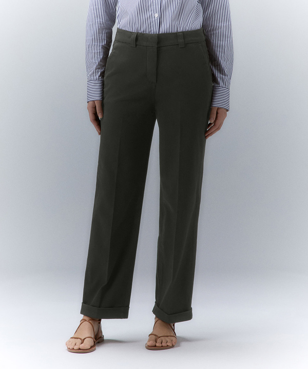 Hose aus Baumwoll-Stretch-Gabardine - Peuterey