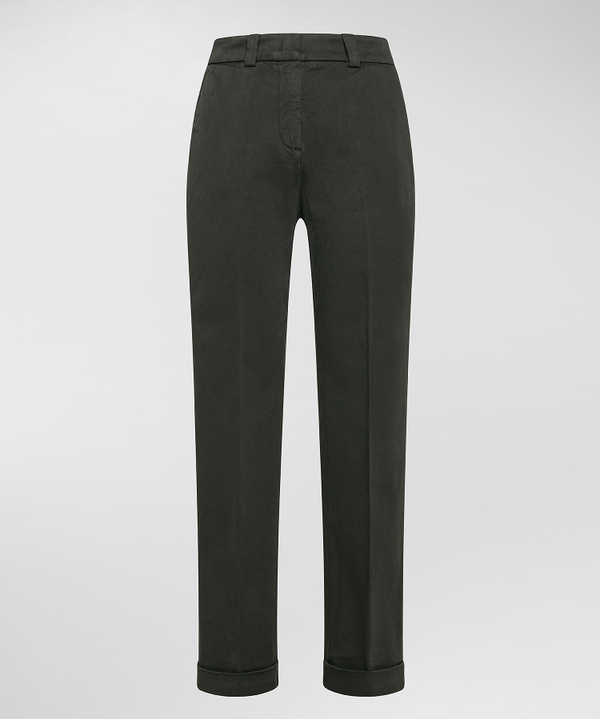 Hose aus Baumwoll-Stretch-Gabardine - Peuterey