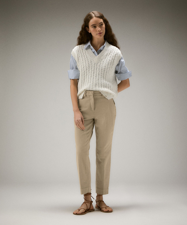 Stretch cotton chino trousers - Peuterey