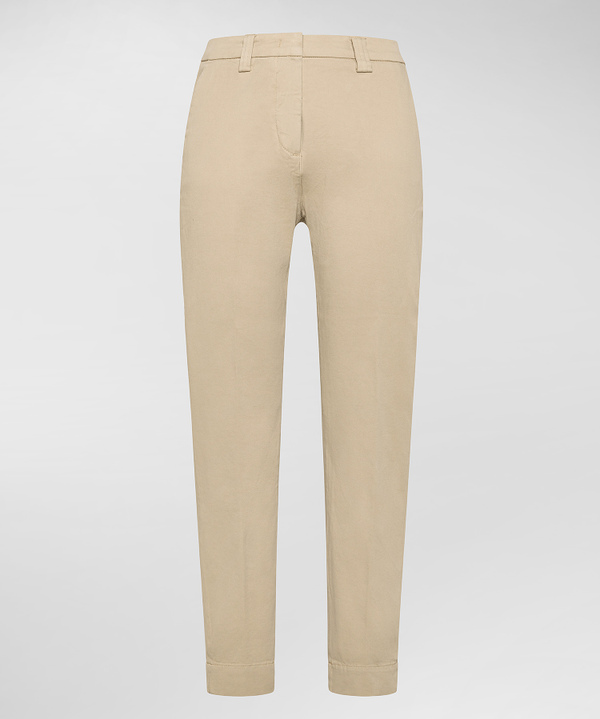 Stretch cotton chino trousers - Peuterey