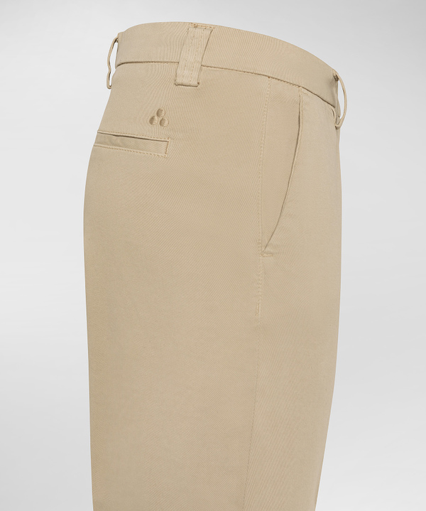 Stretch cotton chino trousers - Peuterey