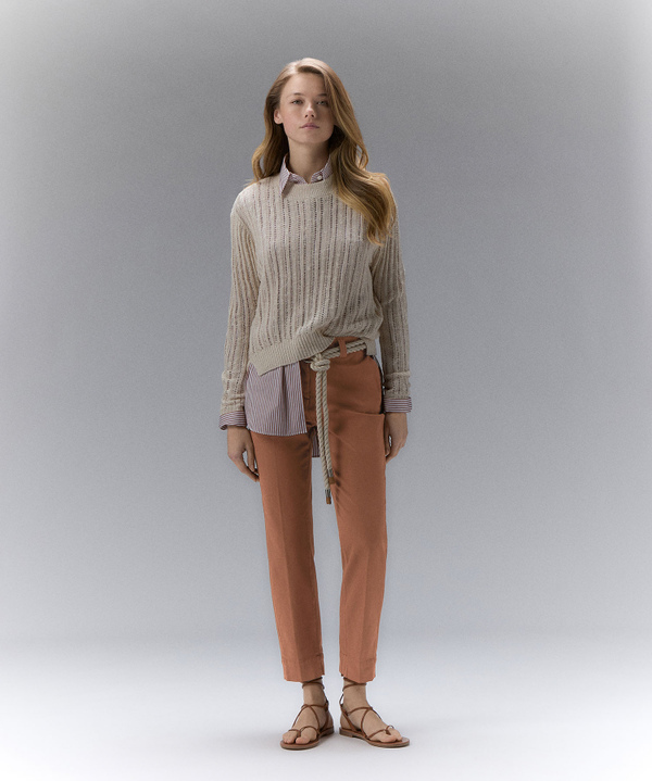 Stretch cotton chino trousers - Peuterey