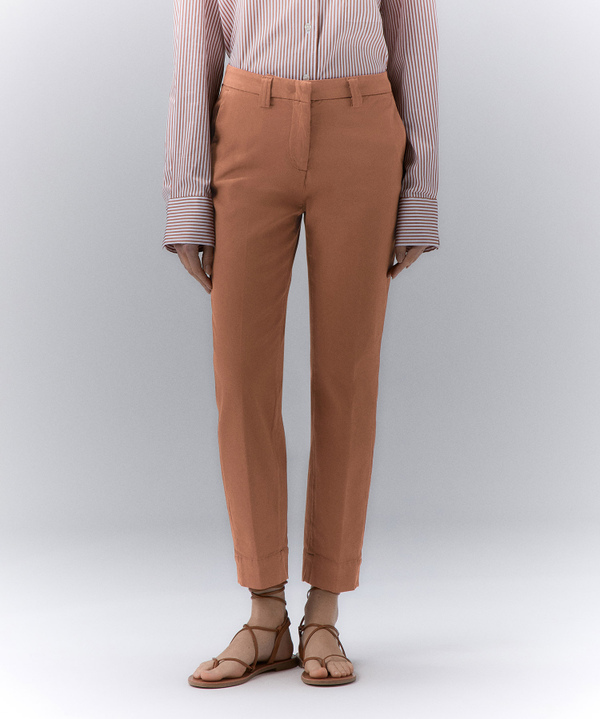 Stretch cotton chino trousers - Peuterey