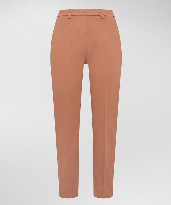 Stretch cotton chino trousers - Peuterey