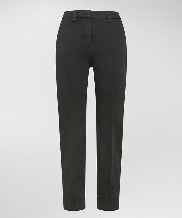Stretch cotton chino trousers - Peuterey