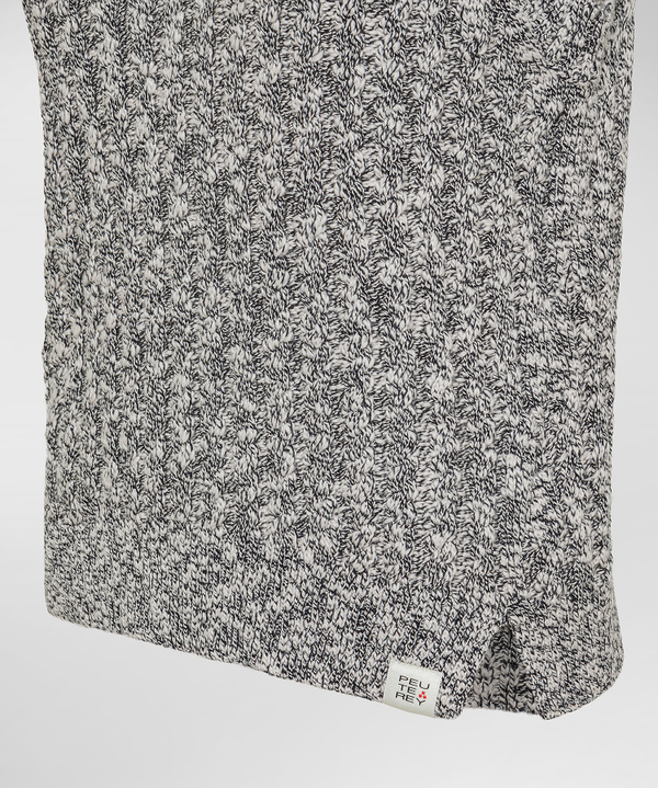Stranded cotton cable-knit vest - Peuterey