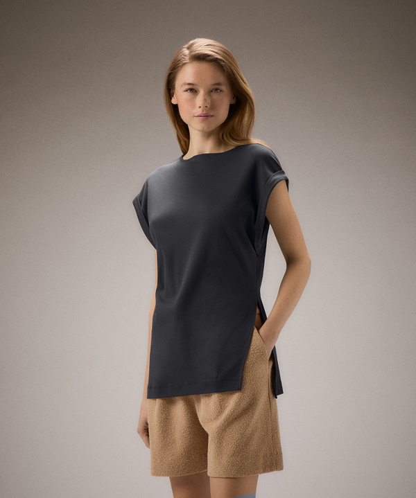 T-shirt con spacco laterale - Peuterey