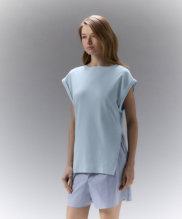 T-shirt with side slit - Peuterey