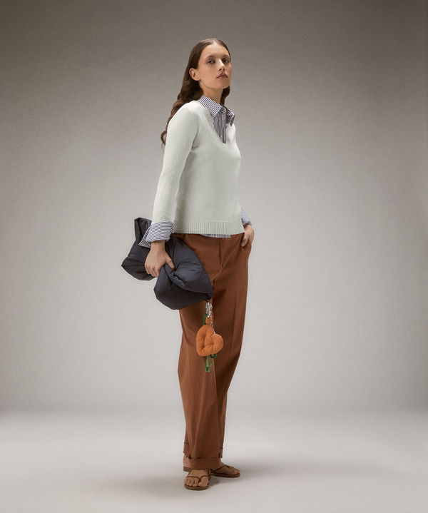 V-neck knit sweater - Peuterey