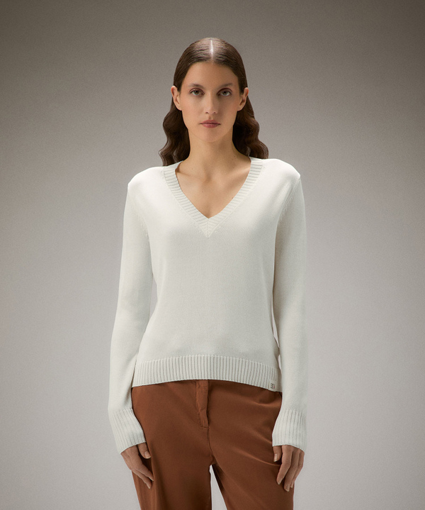 V-neck knit sweater - Peuterey