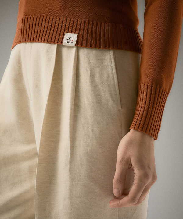 V-neck knit sweater - Peuterey