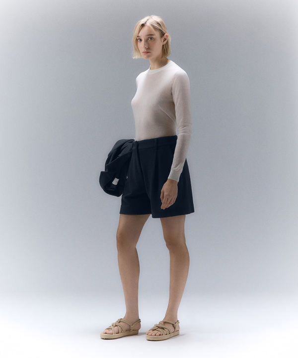 Weiche Shorts mit Bouclé-Effekt - Peuterey