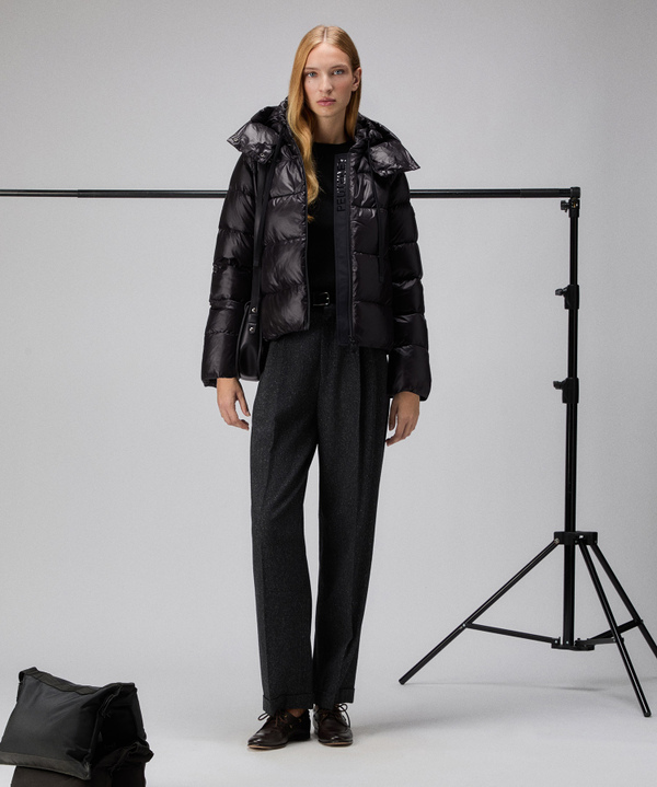 Puffer Jacket aus glänzendem Nylon - Peuterey