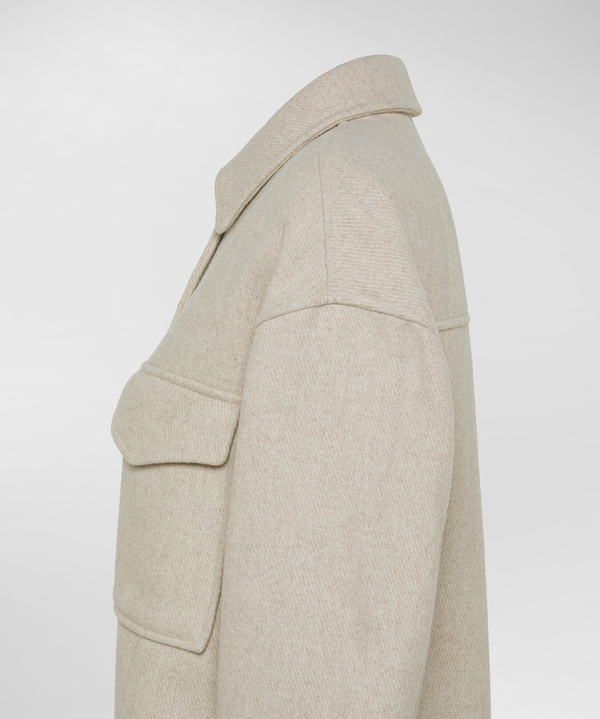 Oversize-Hemd aus einer Wollmischung - Peuterey