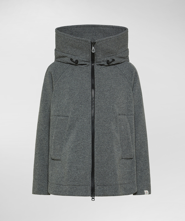 Wool-blend hooded jacket - Peuterey