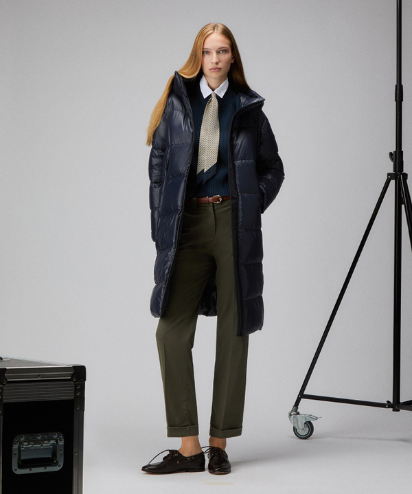 Long shiny nylon down jacket - Peuterey