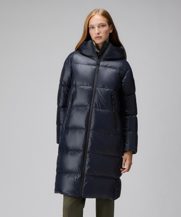 Long shiny nylon down jacket - Peuterey