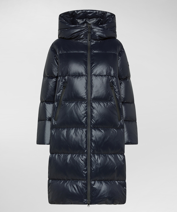 Long shiny nylon down jacket - Peuterey