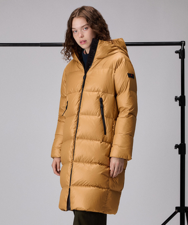 Long shiny nylon down jacket - Peuterey