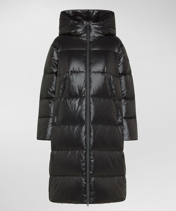 Piumino lungo in nylon lucido - Peuterey